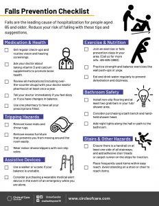 Falls Prevention Checklist – Circle of Care