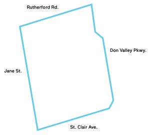 map of friendly visiting service area