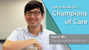 Get to know our Champions of Care: Harry