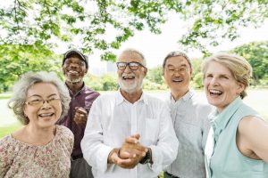 "group of seniors smiling"