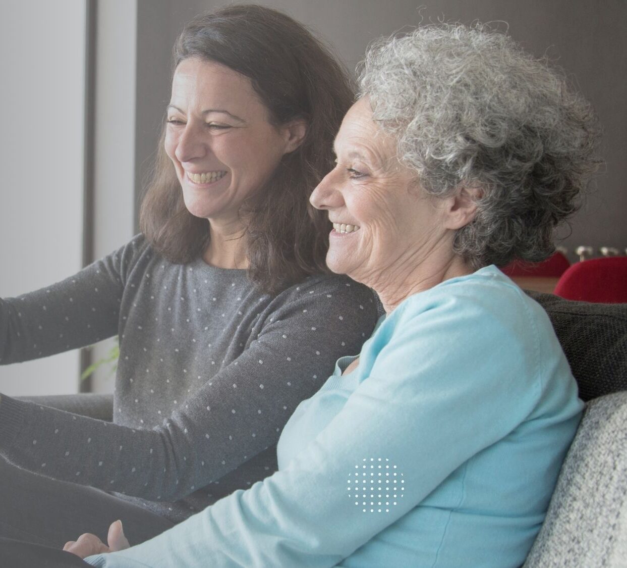 caregiver and her mother