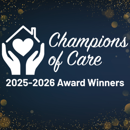 Champions of Care banner for 2025-2026