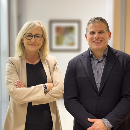 CEO Carey Lucki and Board Chairperson Michael Hollend